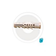 12 chevilles sans rebord 10x50 mm avec ailes de cheville sans collier