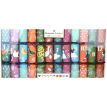 Harvey&mason - 12 Days of Christmas Crackers Traditional Eco Festive Baking Accessories Set
