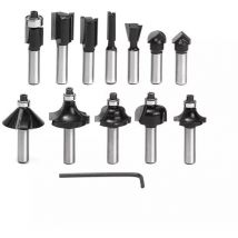 12 Frese Legno Gambo 6 Mm Fresa Per Scanalature Pantografo Decorazioni Cornici