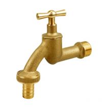 Tycner - 1/2' Inch Garden Water Feed Brass Tap Outdoor Watering Butterfly Handle