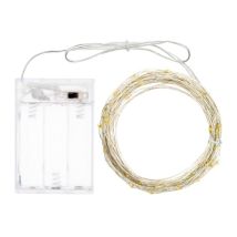 10m Kette 100 Micro led warmweiße Farbe