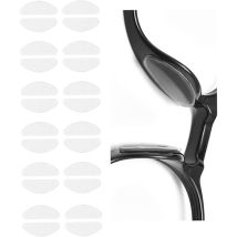 12 Paar Silikon Nasenpad, 1.0mm Nasenpads brille selbstklebend Rutschfeste Selbstklebende Nasenpads, Antirutsch Klebend Pad Selbstklebende Dünne