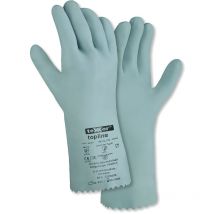 Texxor 22407 Gr.7 topline, Chemikalienschutzhandschuhe, Kat. 3 Naturlatex