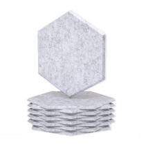 Zolginah - 12 paneles hexagonales de insonorización, autoadhesivos de alta densidad, con cancelación de eco y memoria acústica, ideales para