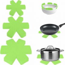 12 Pcs Protection De Casserole Antidérapantes Protège Poêles Et Séparateur De Casseroles Protections Pour Casseroles Anti-Rayures Séparateur De