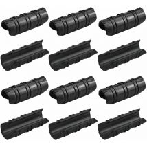 12 Pcs Serre Clips 25mm Clips Serre de Jardin Résistance aux Températures Elevées Fixation Bache Serre Durable Facile a Utiliser pour Fixation Serre
