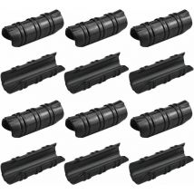12 Pcs Serre Clips 25mm Clips Serre de Jardin Résistance aux Températures Elevées Fixation Serre Durable Facile a Utiliser pour Fixation Serre
