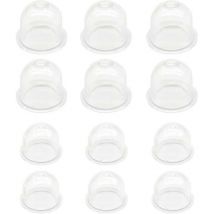 12 Pcs White Primer Bulb Pump 19mm And 22mm Clear Carburetor Oil Cup For Lawn Mower Hedge Machine Gasoline Saw Fan Fuel Primer Bulb