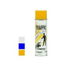 Peinture à rayures bleu trafic