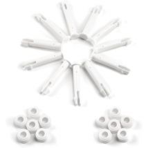 12 Pièces Goupille en Plastique,Pièces Détachées Piscine Intex,Goupille en Plastique Piscine,pour la Plupart des Piscines à Cadre - Piscine