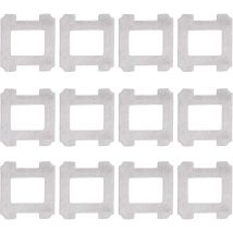 12 Stück Reinigungstücher für Ecovacs Winbot W1/W1 Pro, Ersatz-Reinigungspads, Ersatz-Wischtücher für die Fensterreinigung