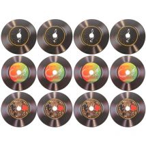12 pièces décoration de disque vinyle décor vintage décoration intérieure mur vinyle disque vinyle disques vinyles vierges disques vinyles vintage