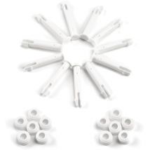 12 Pièces Goupille en Plastique,Pièces Détachées Piscine Intex,Goupille en Plastique Piscine,pour la Plupart des Piscines à Cadre - Piscine
