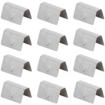 Clips de retenue de fixation en acier inoxydable, 12 pièces, canal de déflecteur de pluie et de vent pour voiture, adaptés à heko G3 - Eosnow