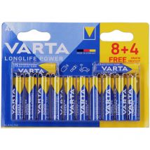 12 Piles LR6 aa Varta Long Life