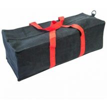 Am-tech - 18'' canvas tool N0200 bag zipped holdall tote caddy storage bag box heavy duty