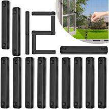 12 Stück magnetische Bildschirm-Clips, selbstklebende Bildschirm-Magnete, kein Bohren, magnetische Bildschirme