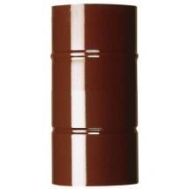 Tube x poêle cm. 25 d.12 brun