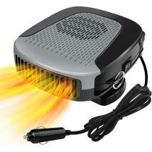 12 V 150 W Autoheizung, Tragbare Autoheizung, Auto-defroster Und Entfrosterlüfter Mit 360° Drehbarer Heizung Und 1,5 M Langem Zigarettenanzünderkabel