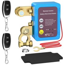Coocheer - 12-V-Batteriestromkreisschalter, 240-A-Batterieschalter, Autobatterieschalter, automatischer Stoppschalter für Auto, Boot, Wohnmobil, atv,