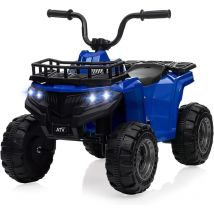 12 v Voiture électrique pour enfant - Jouet à piles - Avec télécommande, lumières led et ceintures de sécurité - Pour garçons et filles de 2 à 6