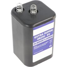 Xcell - 6v-block-batterie Zink-kohle, 4r25, 9500 Mah, 1 Stück