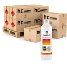 240x 1 l flambiol Bioethanol 96,6% Premium für Ethanol-Tischkamin in Flaschen