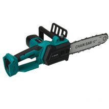 Maerex - Bürstenlose elektrische Kettensäge 12 Zoll, automatischer Öler, Holzschneider mit 1x 1500 mAH Batterie + Ladegerät, kompatibel mit Makita