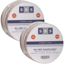 120 Blatt Klett Schleifscheiben 125mm Mix Sortiment K40-K240 Exzenter Schleifpapier