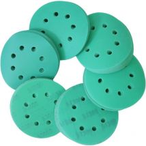 120 Pcs 8 Hole Sanding Discs Grit 400/600/800/1000/1200/2000 with Orbital Sander Fine Grit P400-P2000