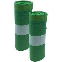 60 sacs poubelles à fermeture automatique d'une capacité de 40l chacun