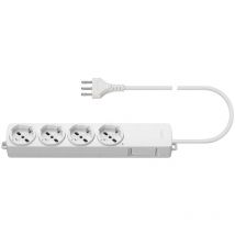 Vimar - Toma Múltiple 4 Universal + Int. Blanco 01296.CC.B