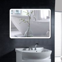 Oobest - Skecten Miroir salle de bain avec éclairage miroir lcd pour salle de bain 600800 mm