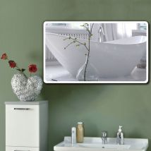Oobest - Skecten Miroir salle de bain avec éclairage miroir lcd pour salle de bain 1200700 mm