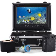 Owsoo - 1200TVL Underwater Fishing Camera Fish Finder with 12 ir LEDs 7Inch/9Inch lcd Display 15M/30M/50M Cable IP68 Waterproof for Sea Lake Boat Ice