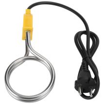 1200W Immersion Heater Stainless Steel Portable Boiler Water Heating Rod for Home TravelEU Plug 220-250V- Trimec