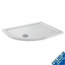 1200x900 Offset LH Quadrant Shower Tray Low Profile Premium Anti-Slip FREE Waste