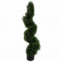 Leaf - 120cm Sprial Cedar Tree Artificial Topiary