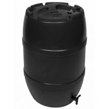 Water Butts Direct - 120L Standard Barrel Water Butt black