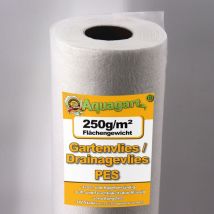 Aquagart - 120m² Geotextilvlies Gartenvlies Unkrautvlies Teichvlies 250g 1,6m