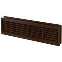 Awenta - brun couleur 120x440mm porte intérieure plastique ventilation d'évacuation