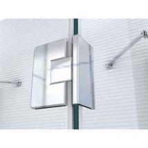Glaszentrum Hagen - Ares - 120x80x195cm - Box Cabina - Doccia U-Forma Bagno in Cristallo - 8mm