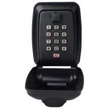 Cyslmuk - 121x95x62mm Noir Boîte à clés de sécurité étanche Boîte à clés murale Boîte à clés extérieure Coffre-fort Boîte à clés de sécurité Support