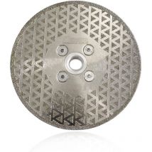 125 mm Diamantscheibe, galvanisiertes Sägeblatt zum Schneiden und Schleifen von Stein, Granit, Marmor, Fliesen – RWDiamond-Scheibe für Schleifmaschine