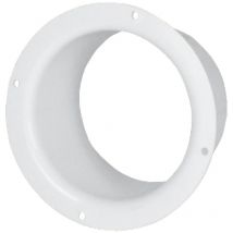 Abdeckkragenrosette für Lüftungsrohr 125mm – weißer Kunststoff – Durchmesser 125mm