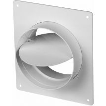 Wandflansch mit Rückstauklappe Circular-V 125