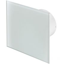 Awenta - Ventilateur salle de bain à cordon à traction 125mm Verre Blanc trax