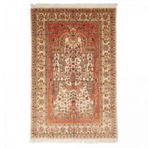 Unamourdetapis - Authentique tapis d'Orient fait main 125x195 beige