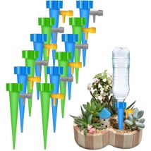 Csparkv - 12er-Pack automatischer Bewässerungssprinkler, einstellbare einfache Bewässerung, Bewässerung für Topfpflanzen, Pflanzen, Blumen, Garten,