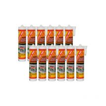 12er-Set Kleber für die Montage von kleinen Steingrills - SIKA SikaColle BBQ - Hellbeige - 500g